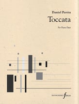 Toccata piano sheet music cover